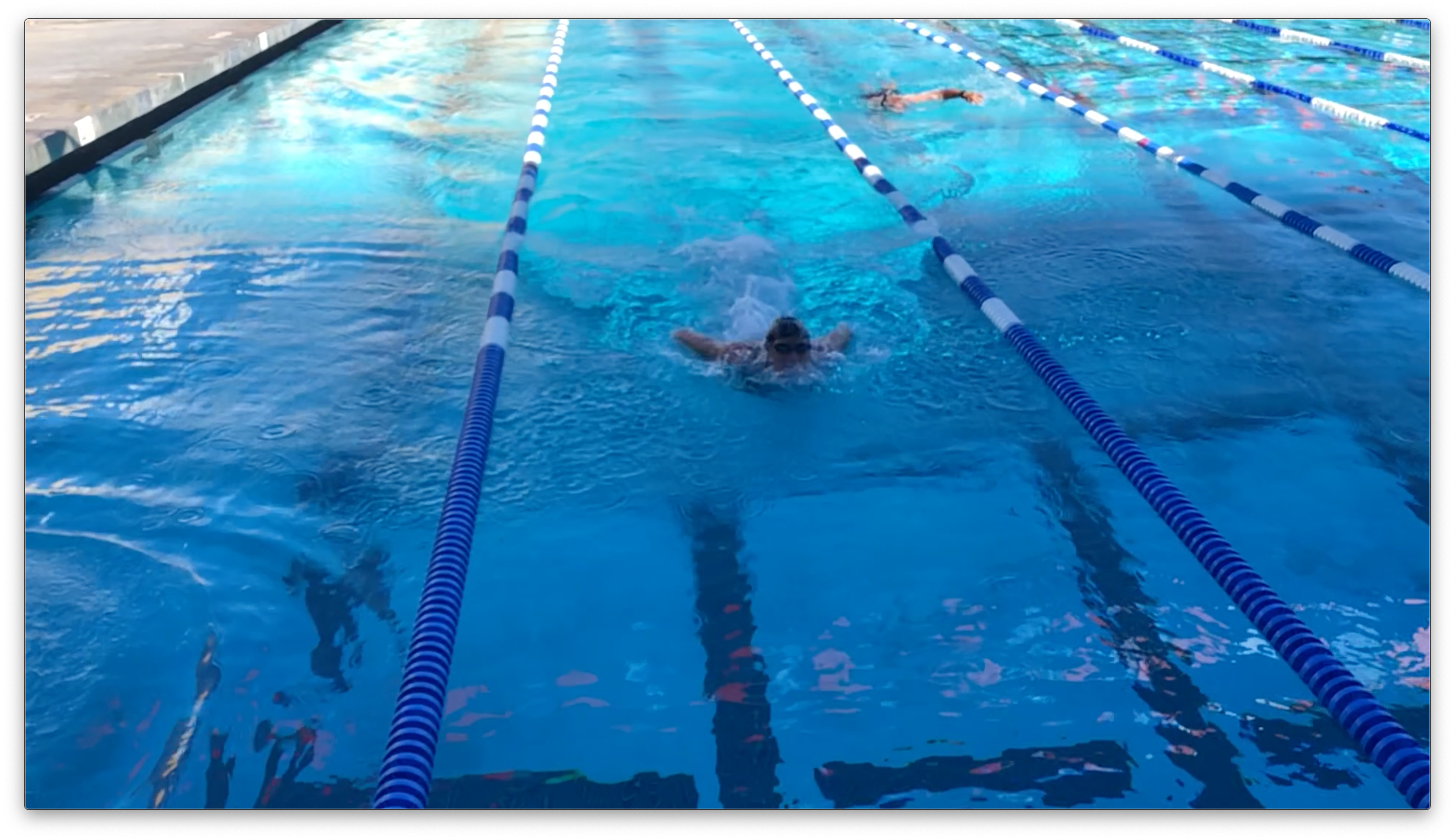 As coaches, we sometimes find young swimmers that demonstrate this extraordinary and remarkable shoulder flexibility that would enable them to use this butterfly technique. The question is should we be teaching the high vertical arm recovery in fly to them? I think we should.