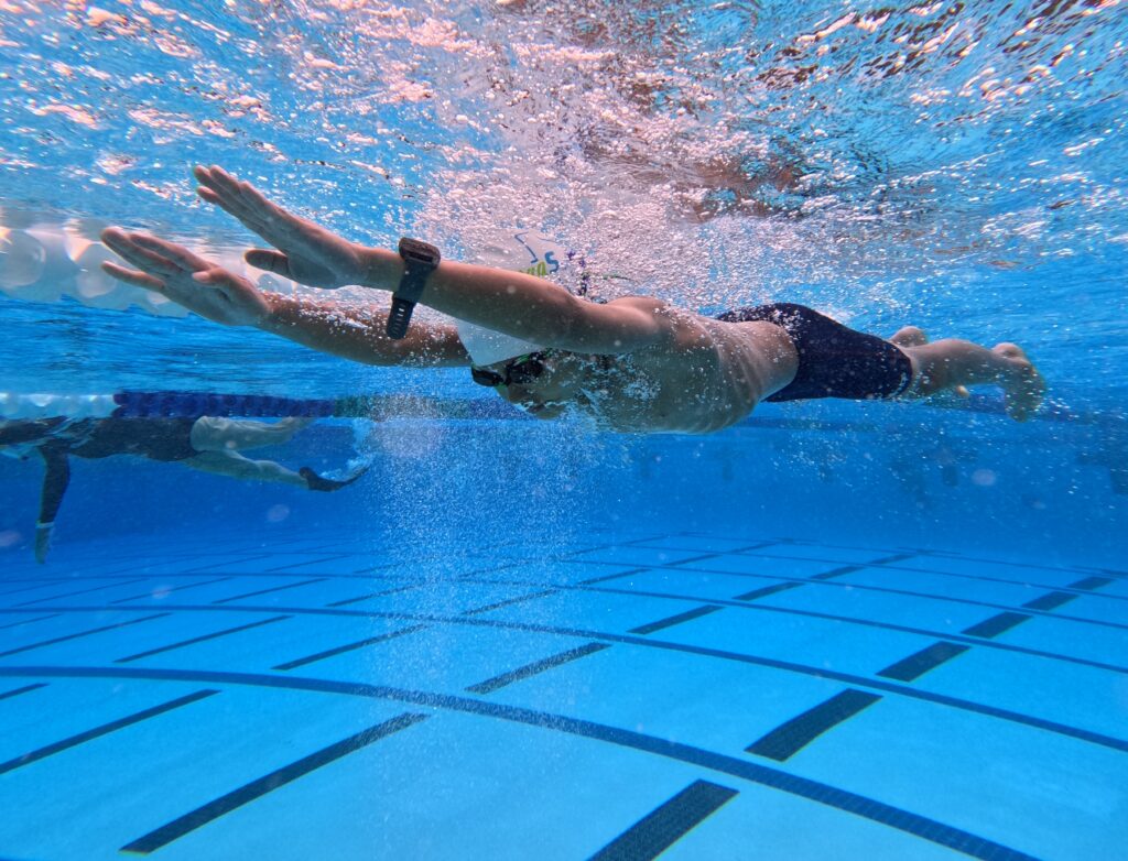 I have had many goosebumps moments in my life. Three of the most notable were watching my son, Gary Jr, win an Olympic gold medal in the 50 meter freestyle twice. The other was carrying the Olympic flag in the Opening Ceremony of the Olympic Games of Montreal Canada in 1976. That was an indescribable feeling of honor and the highest one I have ever received.
